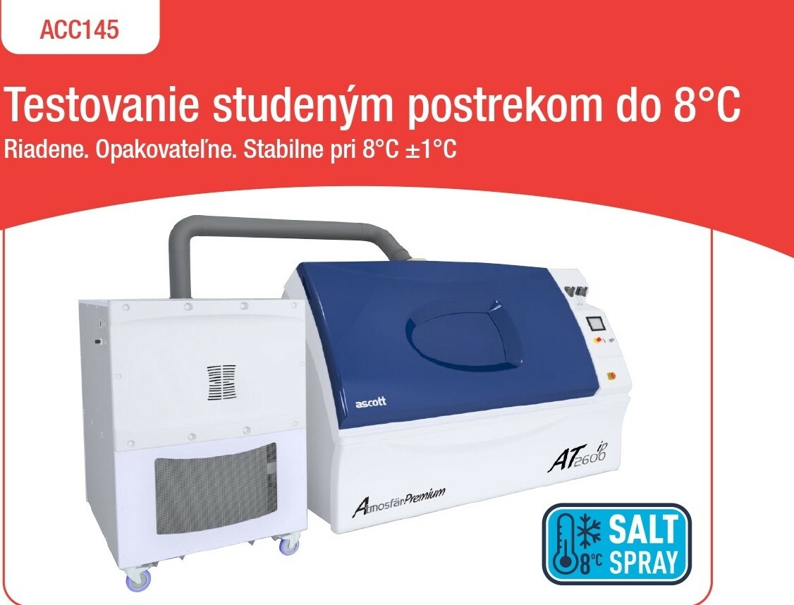 Ascott prichádza s unikátnym riešením: skúška soľnou hmlou už od 8 °C